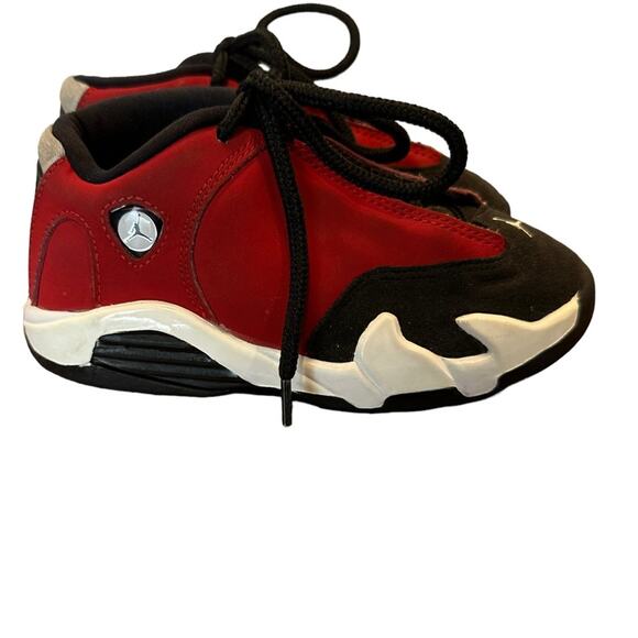 Nike Air Jordan 14 Retro TD Gym Red 312093-006 Toddler Size 10C - Picture 3 of 9